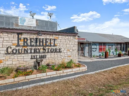 a front view of a building