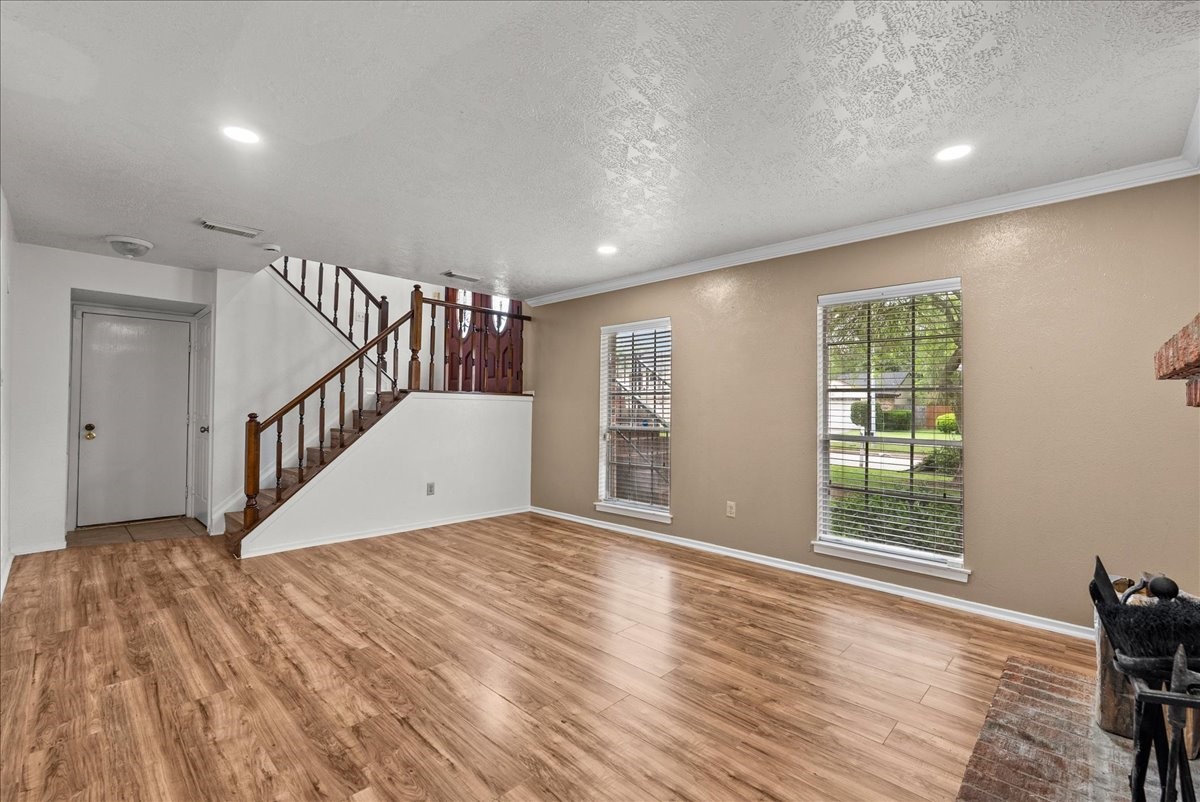 430 Redway Lane Houston, TX 77598 - Photo 12 of 43 a view of an entryway with wooden floor