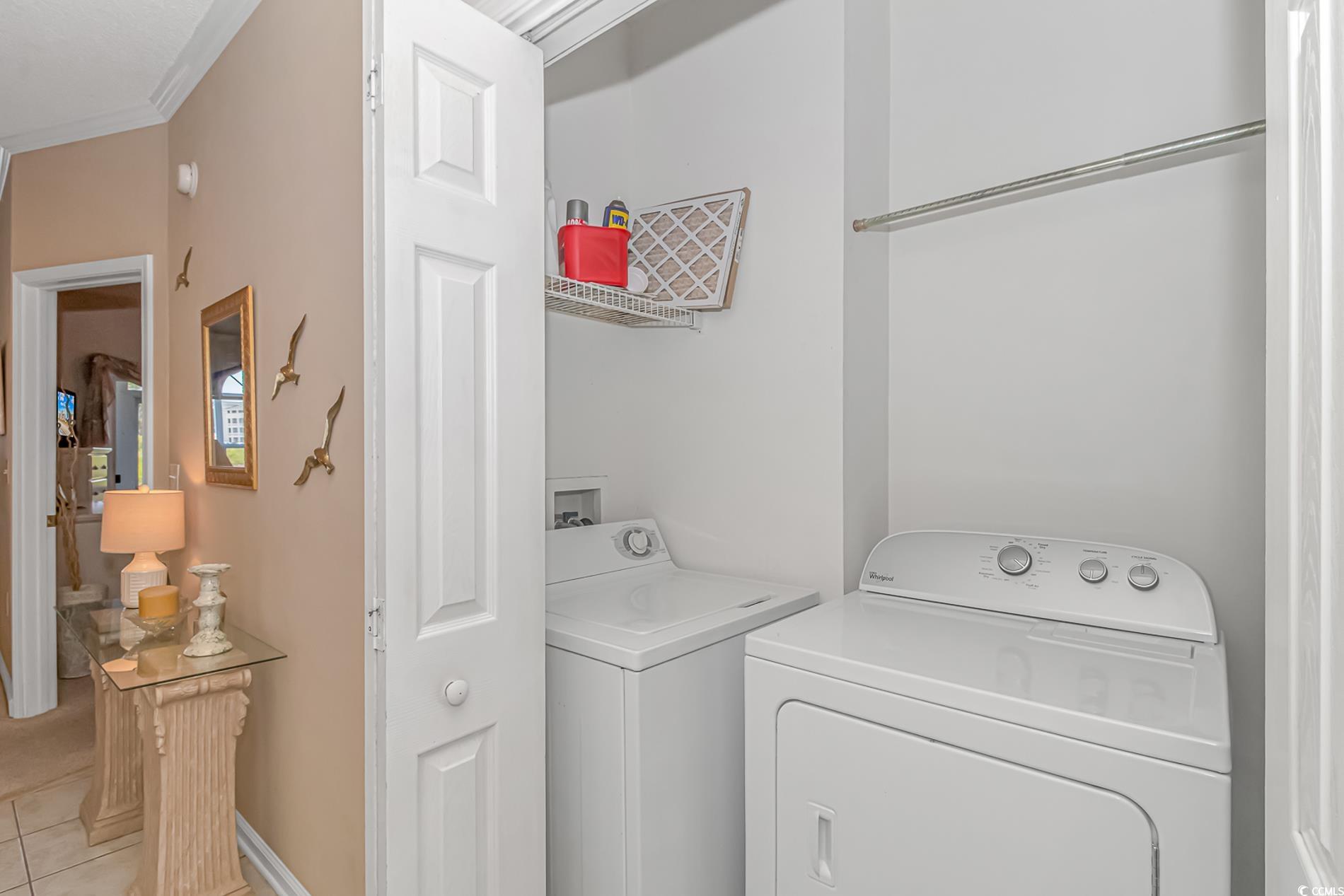 4501 West Harbour Court, Unit R6 Little River, SC 29566 - Photo 18 of 25 Clothes washing area featuring washing machine and