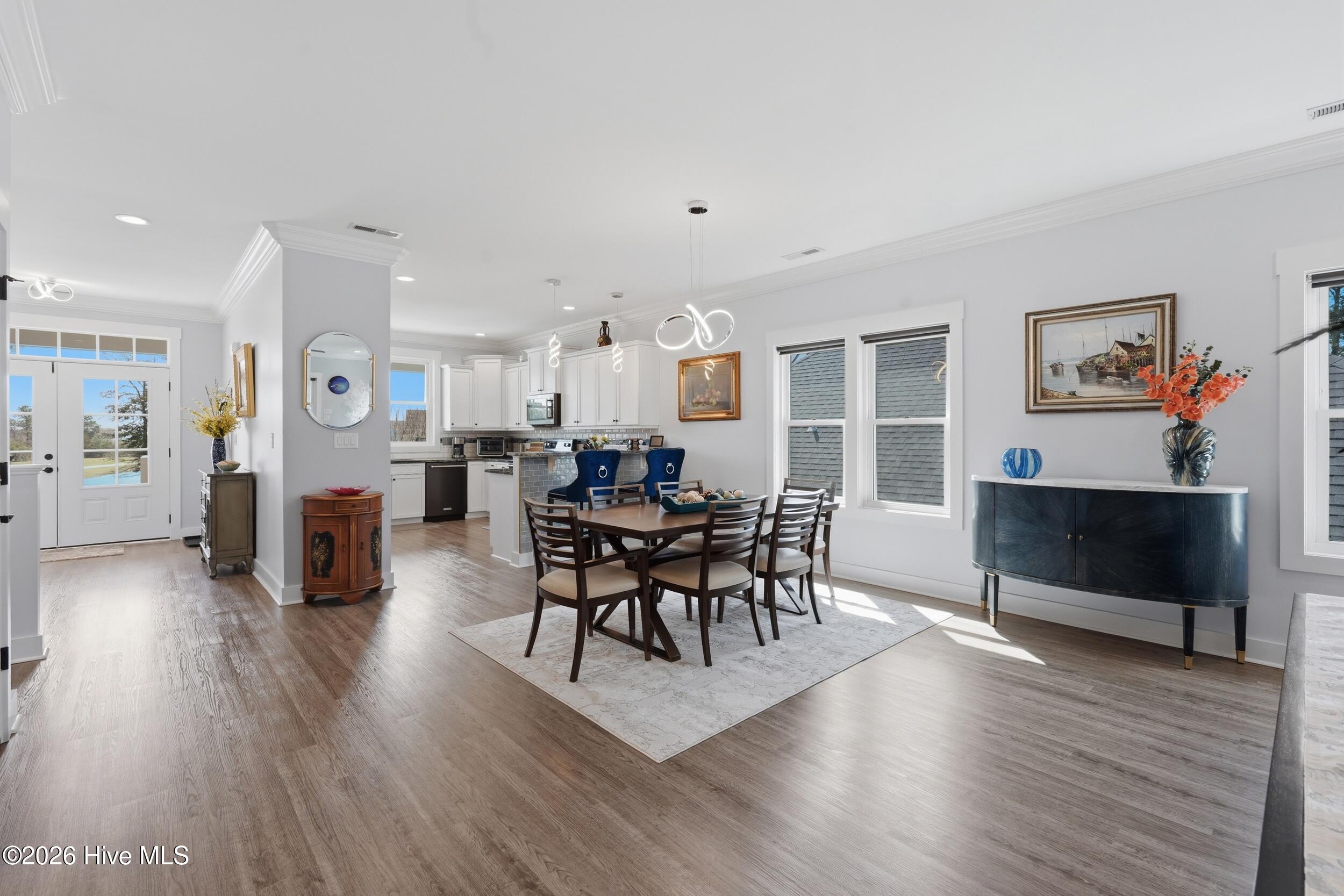 131 Everett Park Trail Holly Ridge, NC 28445 - Photo 23 of 120 Dining Area from Living Room Wide-Angle