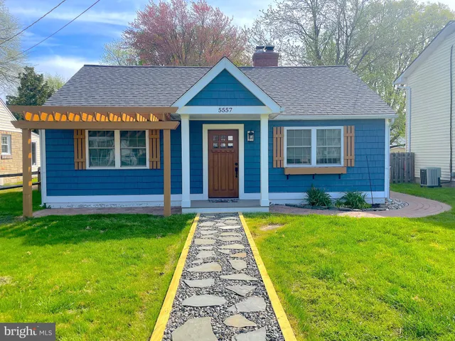 a view of a house with garden