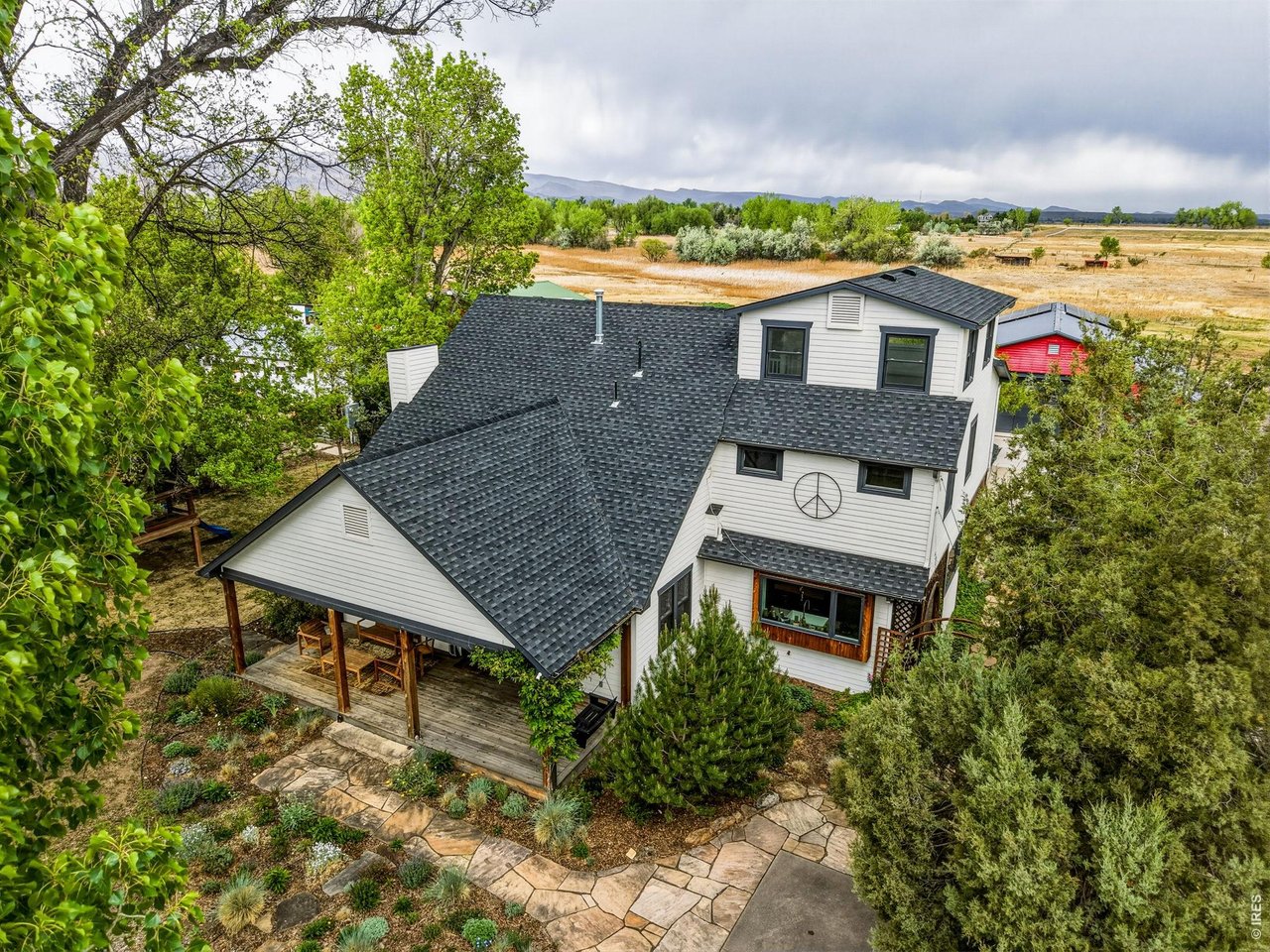 4795 Jay Road Boulder, CO 80301 - Photo 1 of 50 Welcome home! South Eastern aerial view of the home from the street side.