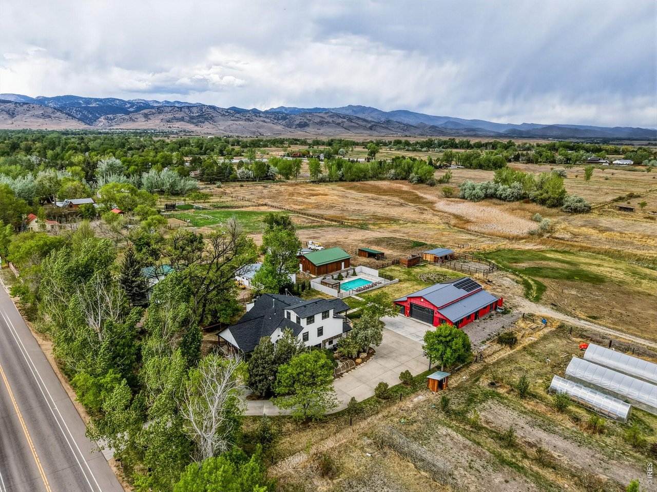 4795 Jay Road Boulder, CO 80301 - Photo 42 of 50 Aerial view from the SE.