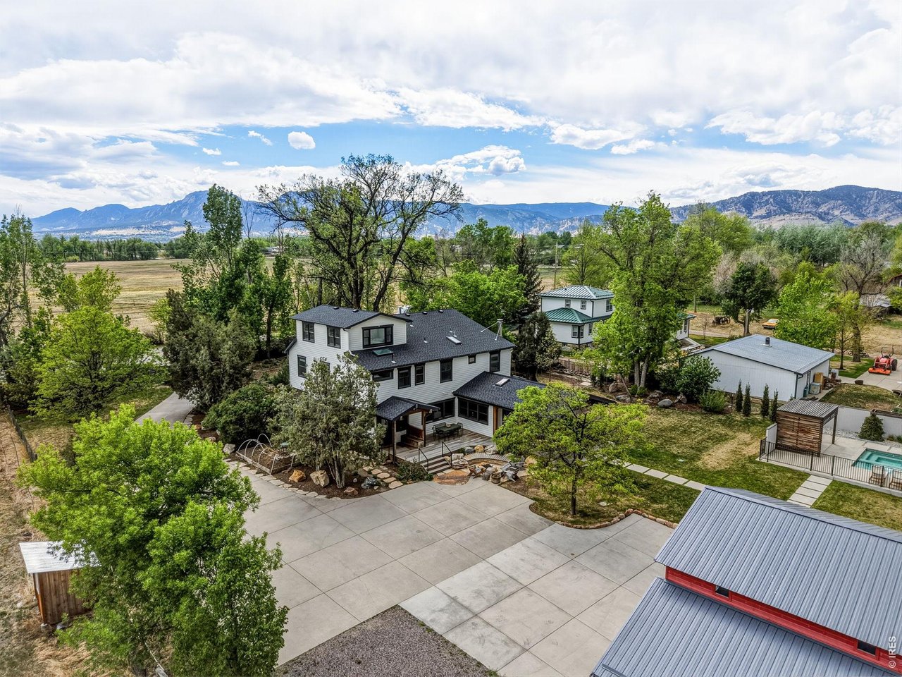 4795 Jay Road Boulder, CO 80301 - Photo 43 of 50 Aerial view from the NE.