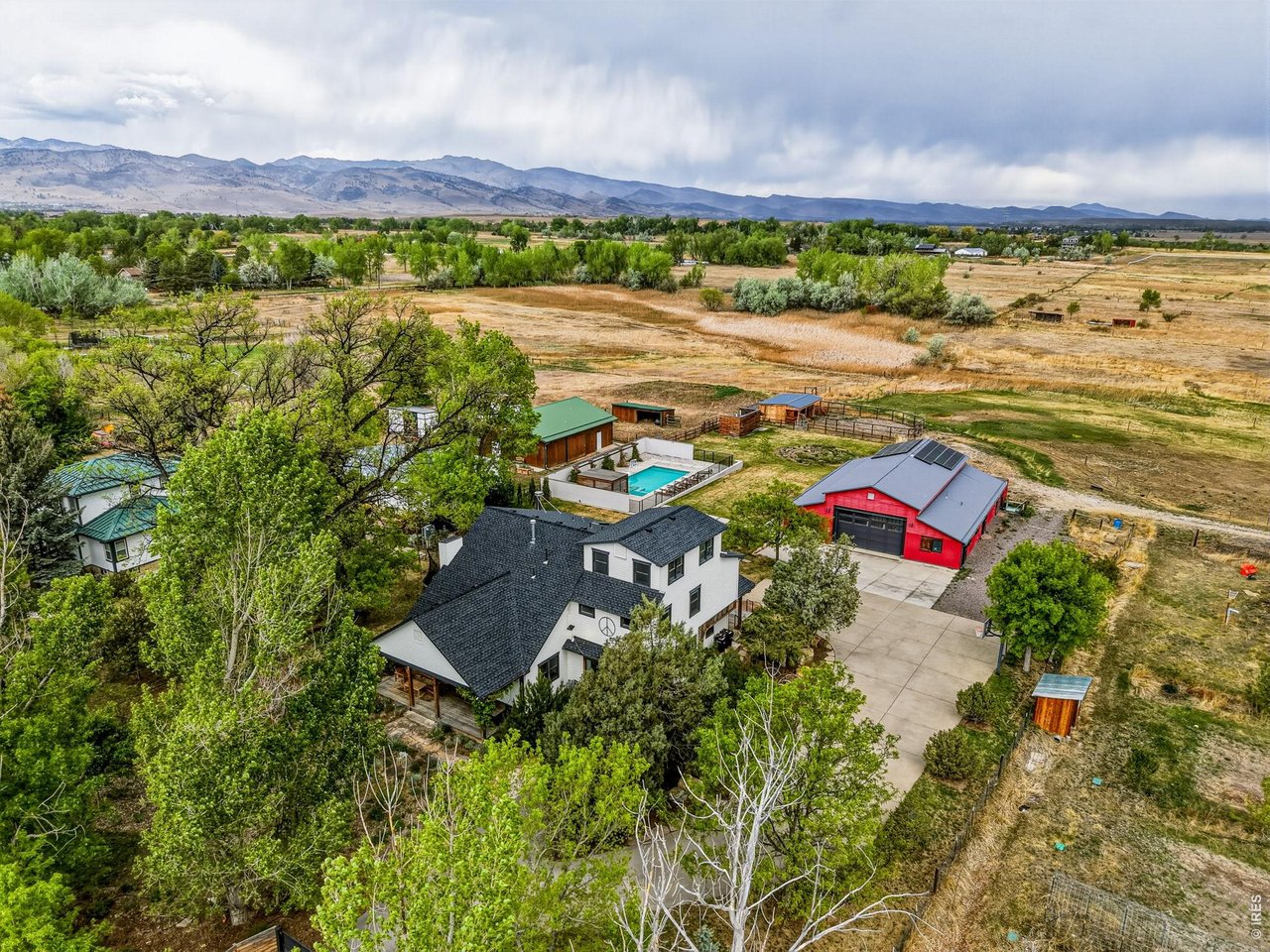 4795 Jay Road Boulder, CO 80301 - Photo 44 of 50 Aerial view from the SE.