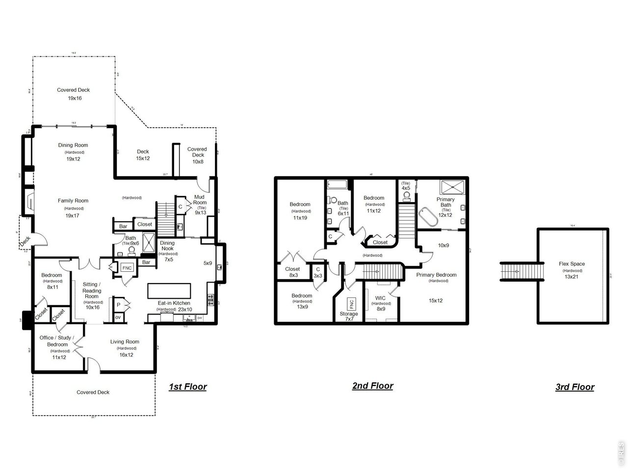 4795 Jay Road Boulder, CO 80301 - Photo 49 of 50 Floor plans, Main House.