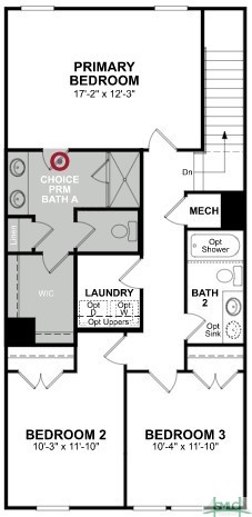 116 Congo Court Pooler, GA 31322 - Photo 17 of 20 Second Floor with Choice Primary Bath A