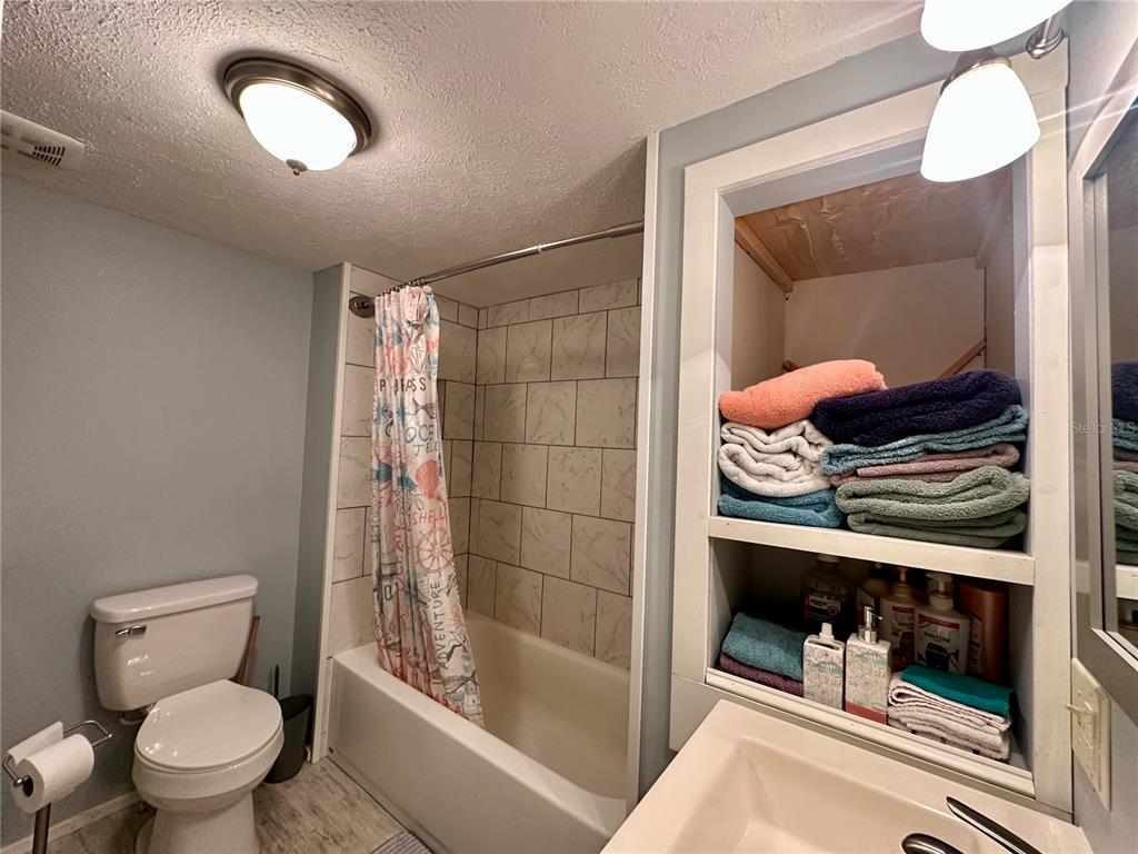 55045 6th Street Astor, FL 32102 - Photo 21 of 38 a bathroom with a toilet and a shower