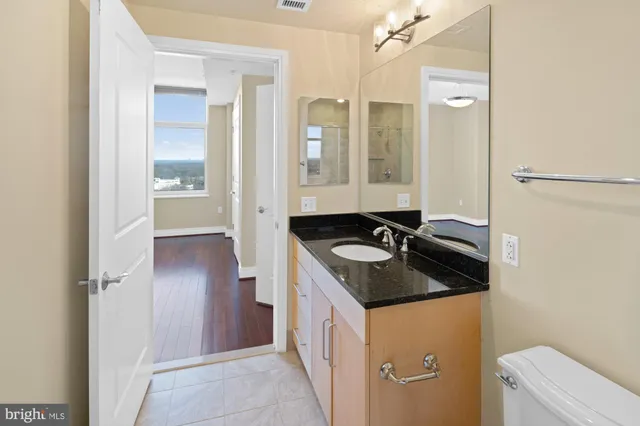 a view of a bathroom with a shower