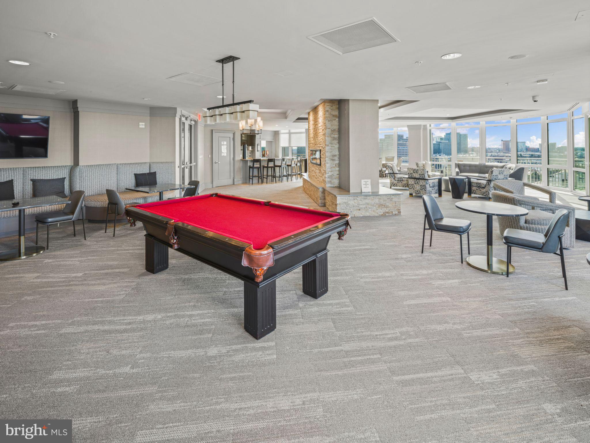8220 Crestwood Heights Drive, Unit 1215 McLean, VA 22102 - Photo 44 of 59 a room with pool table and windows