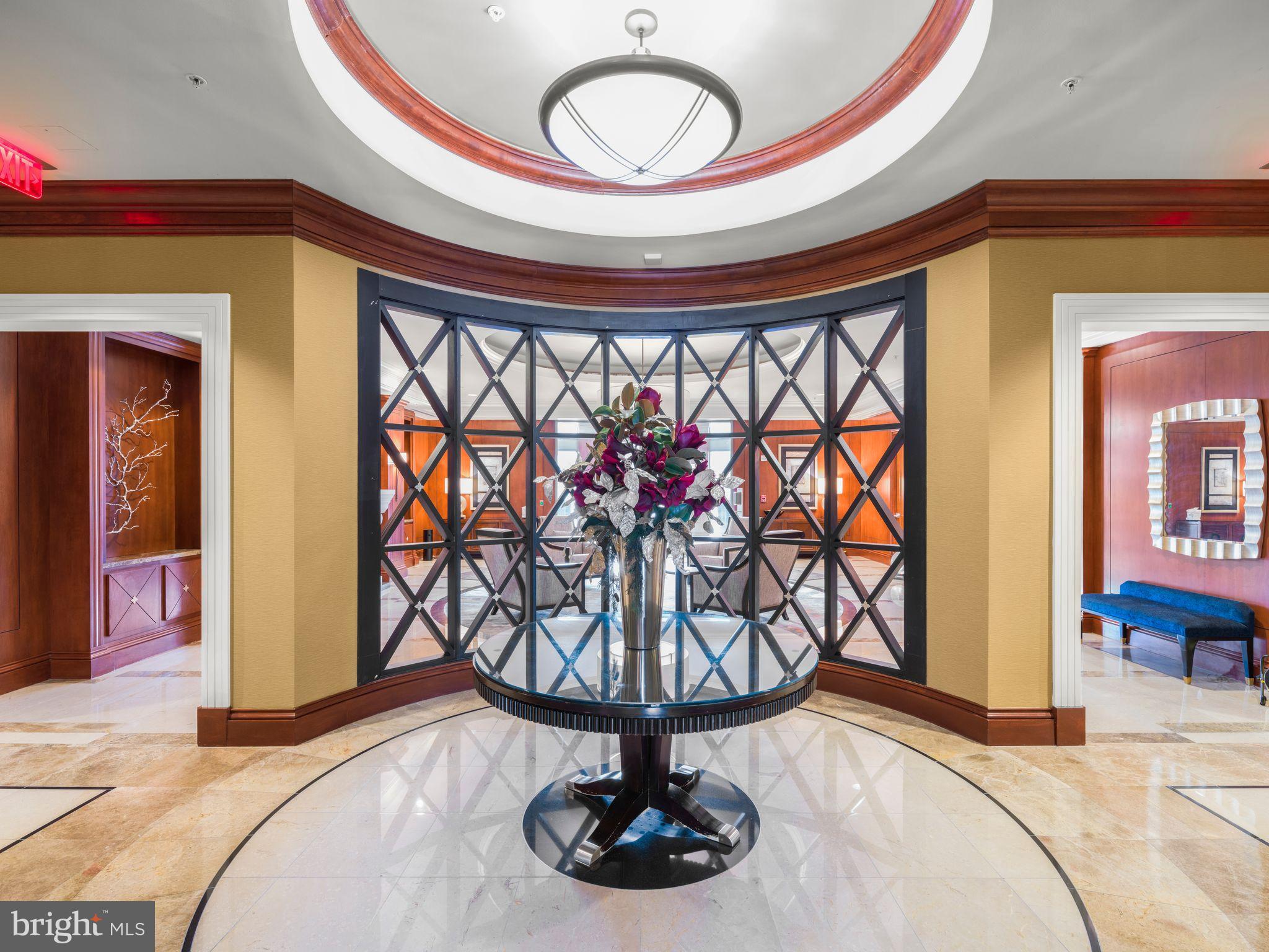 8220 Crestwood Heights Drive, Unit 1215 McLean, VA 22102 - Photo 52 of 59 Elegant foyer with striking architectural details.
