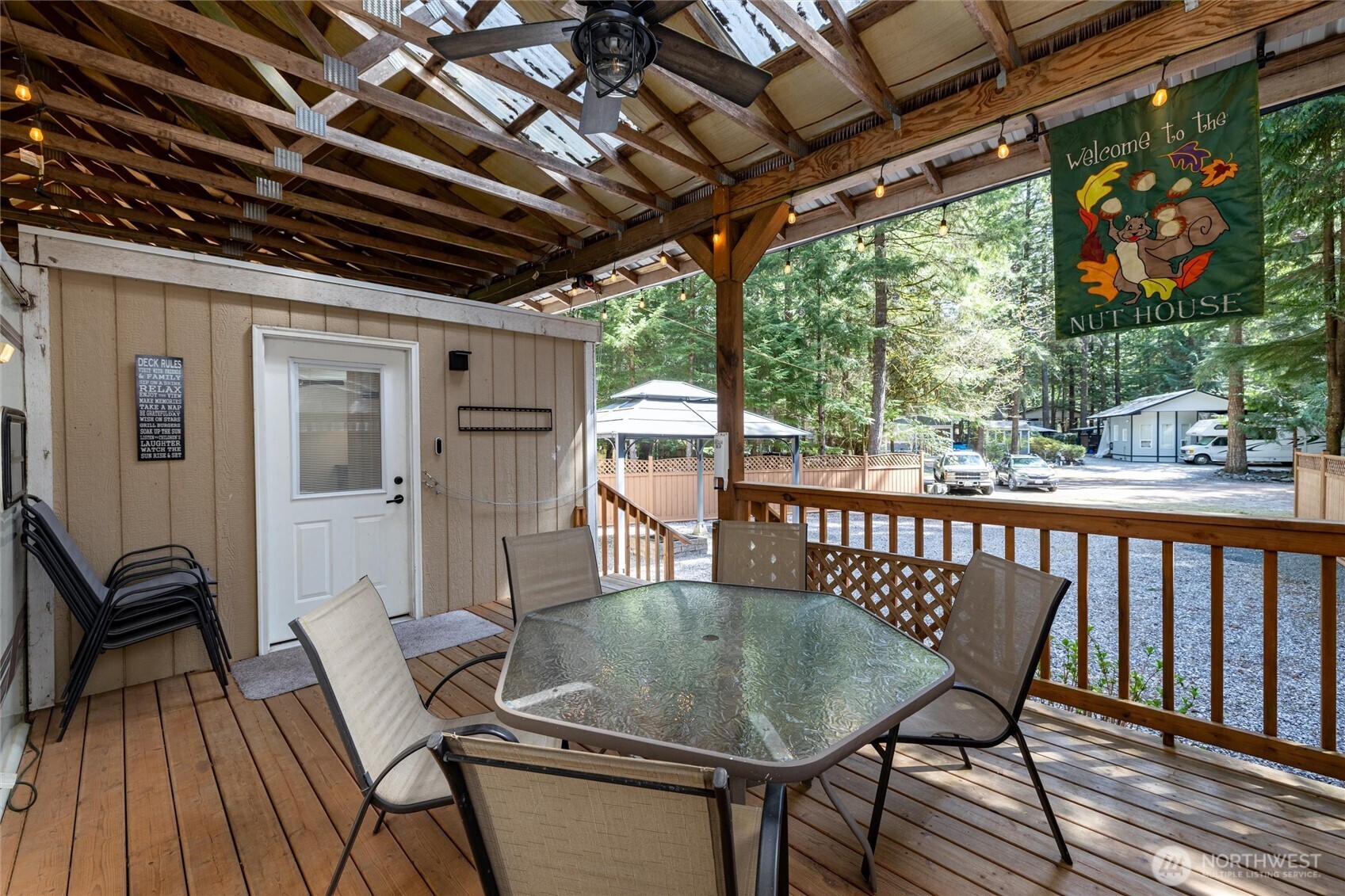 1028 Maple Lane Maple Falls, WA 98266 - Photo 4 of 17 a balcony view with a seating space