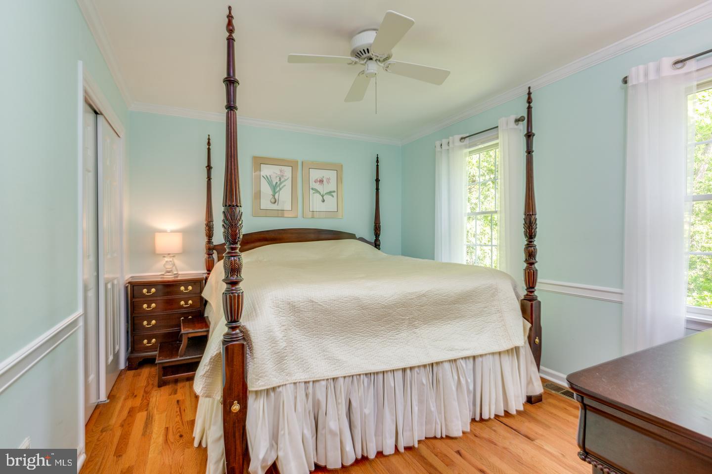 33 Powell Place Road Tabernacle, NJ 08088 - Photo 40 of 58 Bedroom #4 - wood floors, ceiling fan
