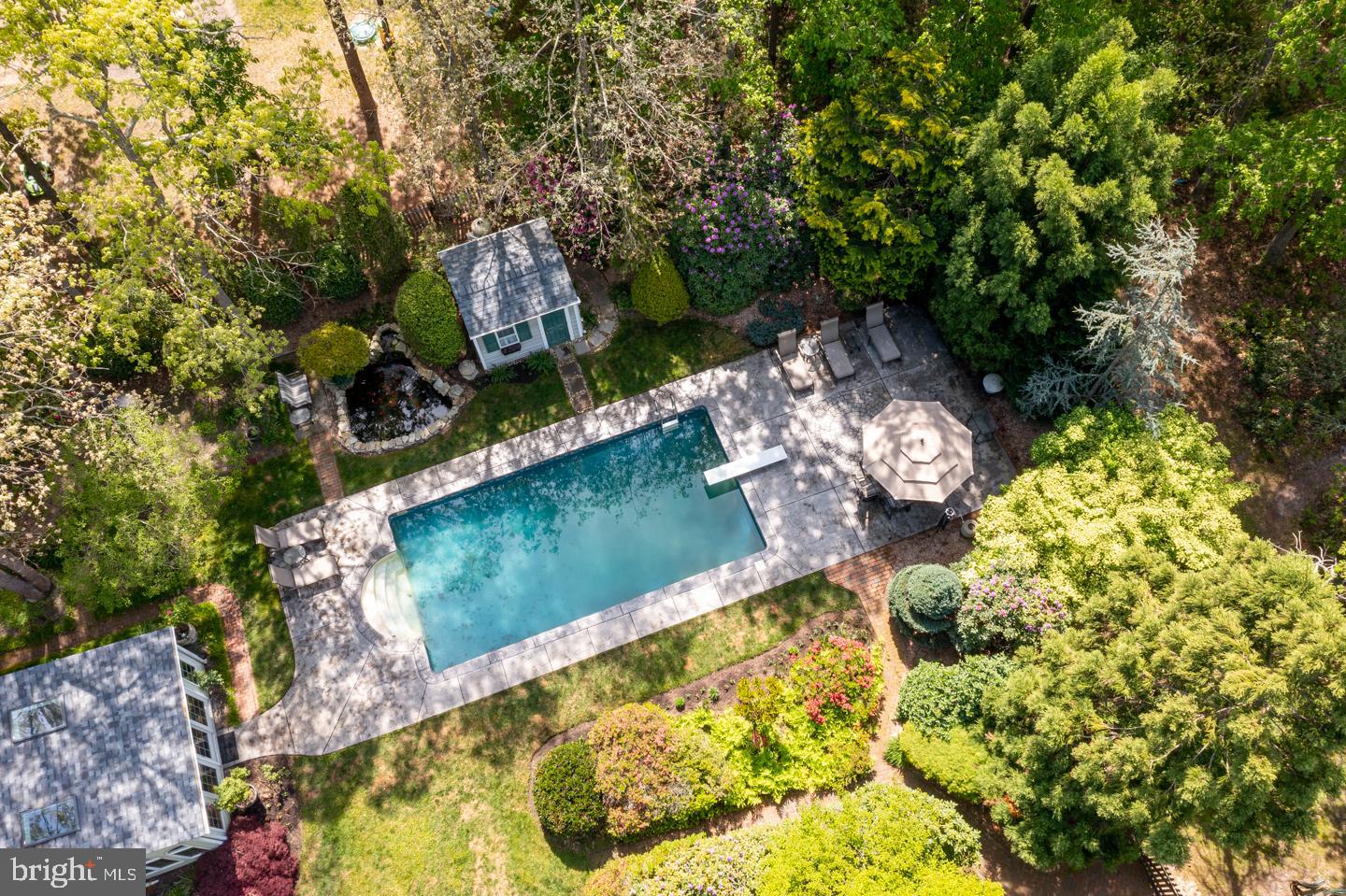 33 Powell Place Road Tabernacle, NJ 08088 - Photo 53 of 58 Aerial view of the spectacular pool!