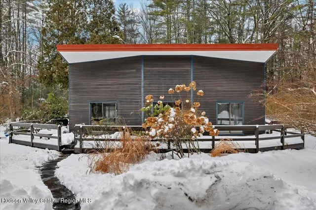 a view of a house with patio