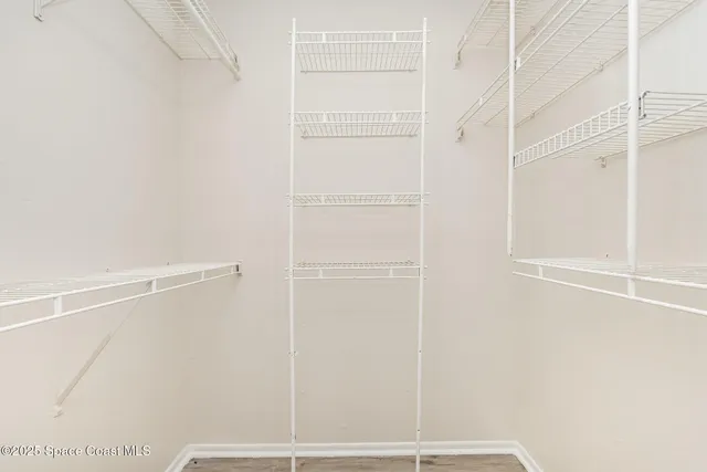 a view of walk in closet