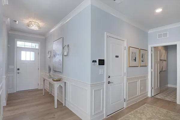 a view of a walk in closet