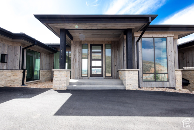 2132 East Outlaw Road, Unit 49 Kamas, UT 84036 - Photo 4 of 44 Doorway to property with stone siding