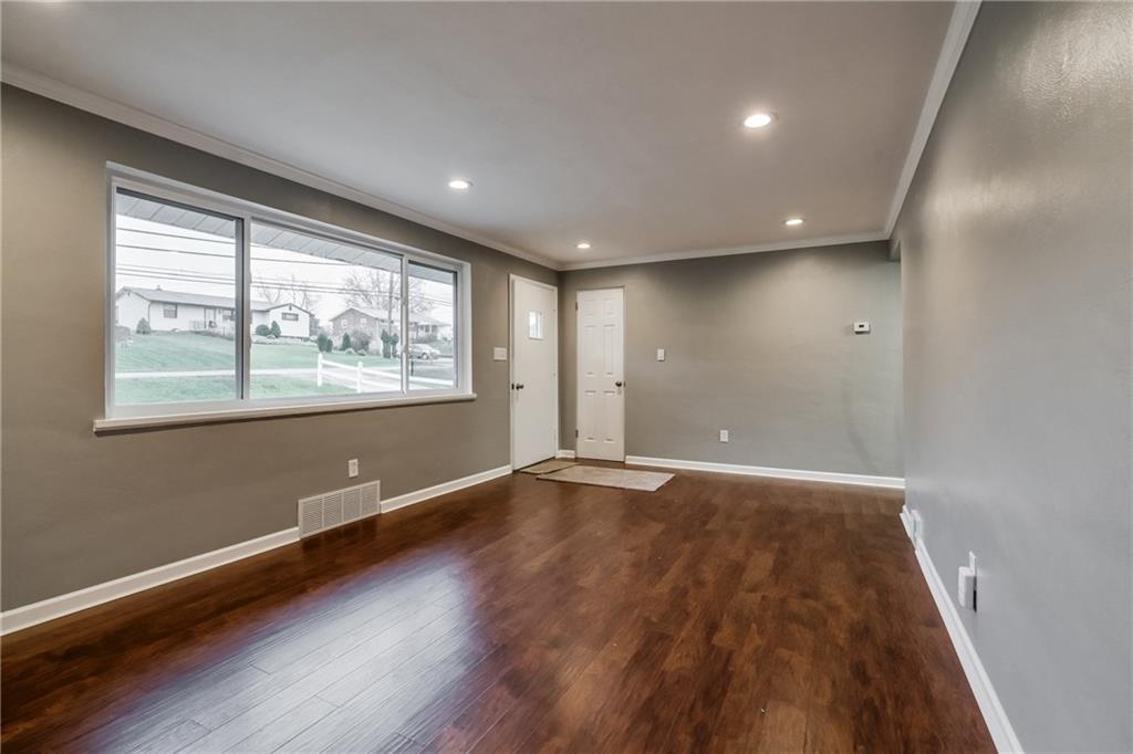 281 Ewings Mill Road Coraopolis, PA 15108 - Photo 4 of 25 Living Room. Crown Molding installed in every room on main floor!