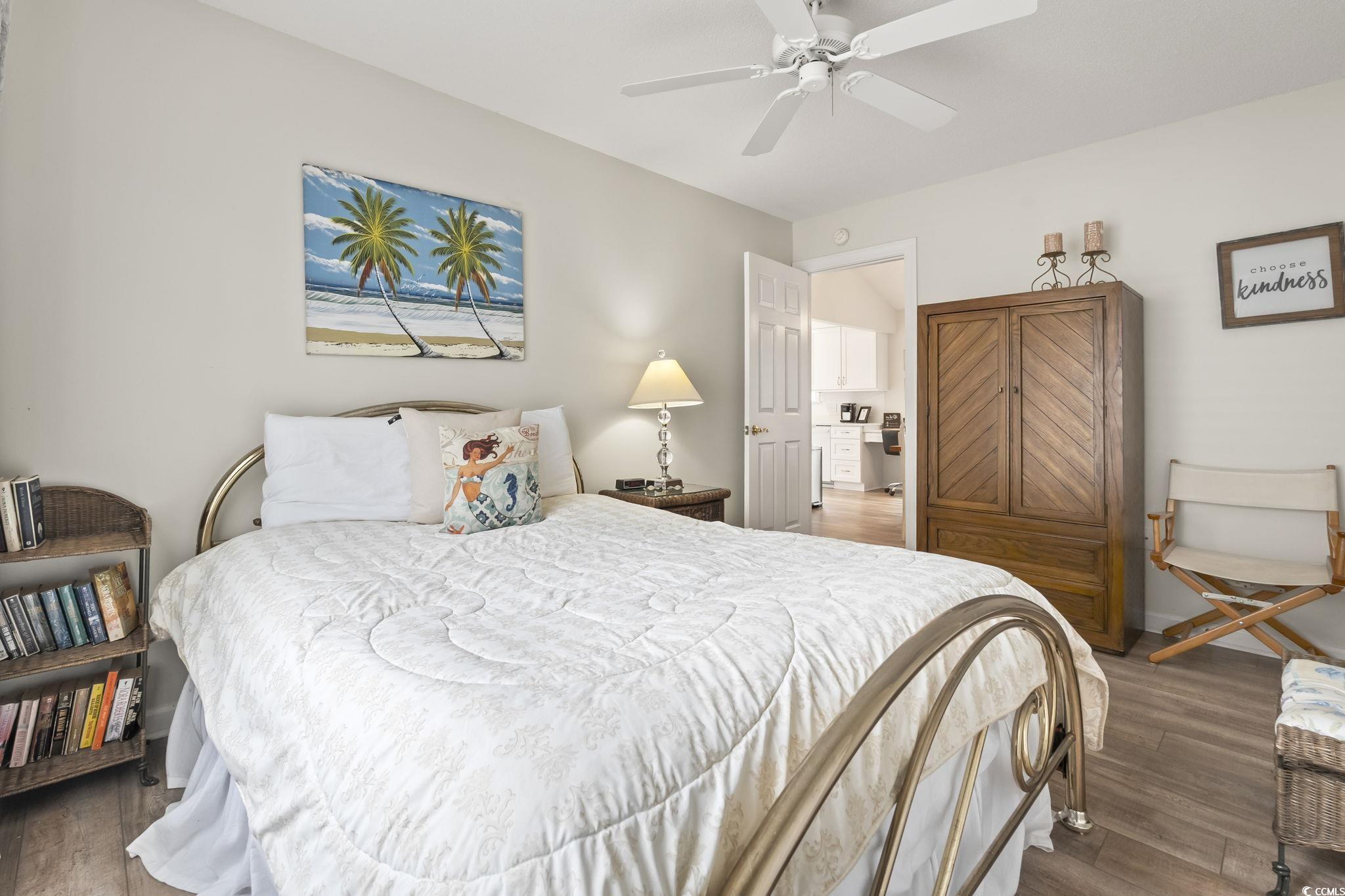 9683 Glenn Ellen Way Myrtle Beach, SC 29572 - Photo 15 of 35 Bedroom featuring carpet flooring and a ceiling fan