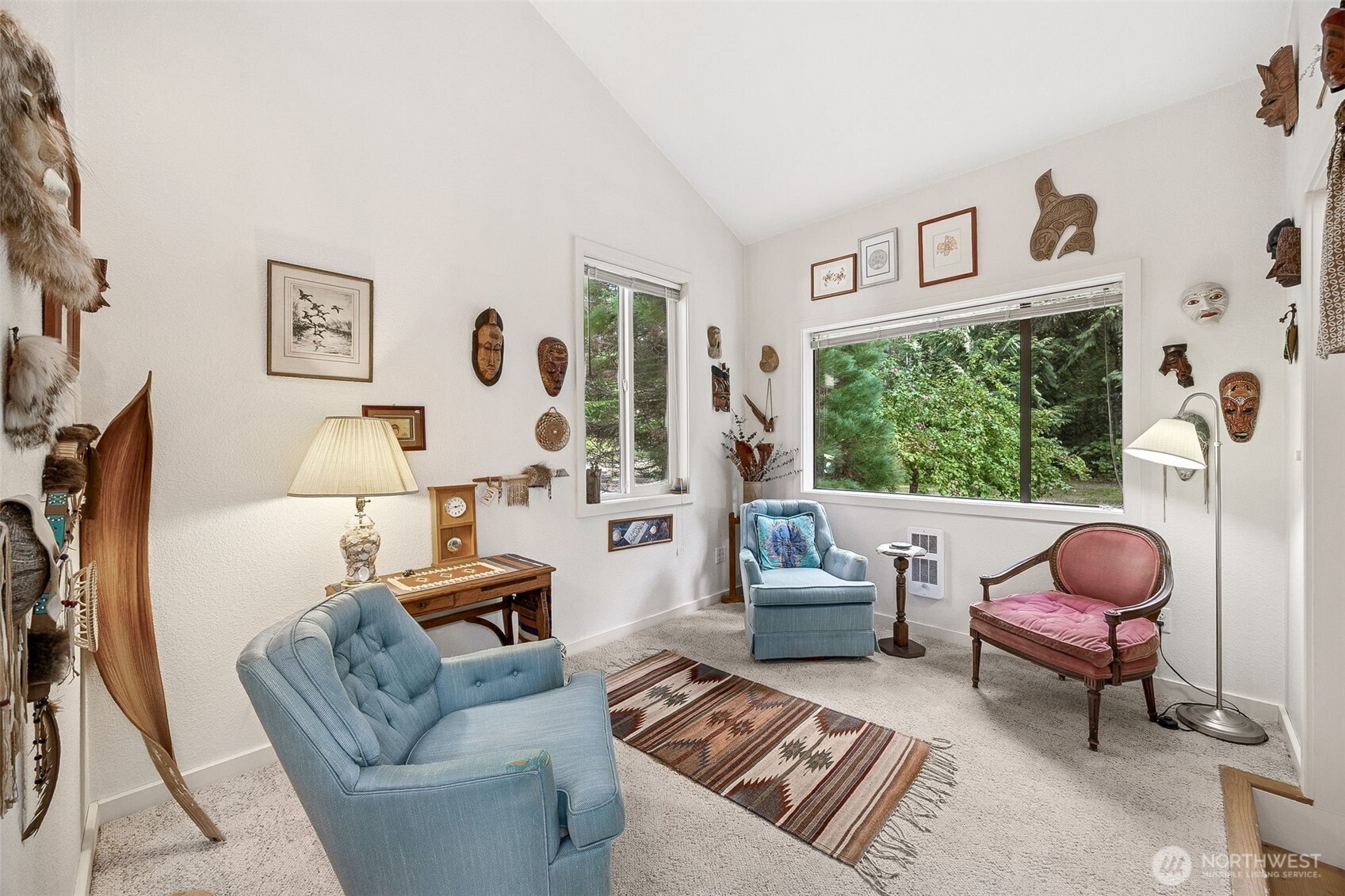 701 Mineral Hill Road Mineral, WA 98355 - Photo 16 of 40 a living room with furniture and a large window