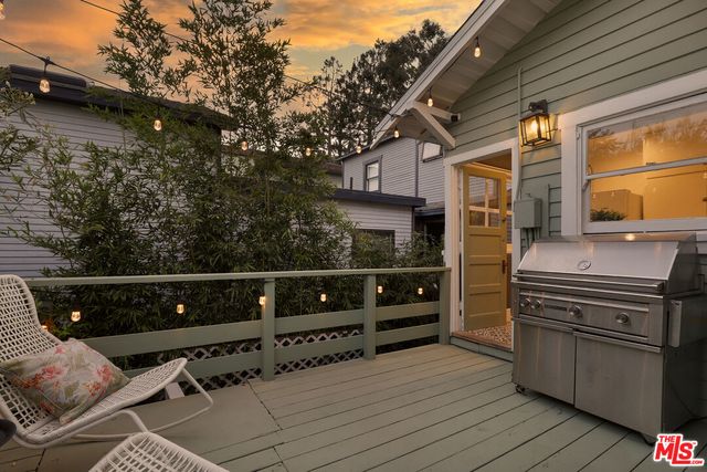a view of outdoor space with seating