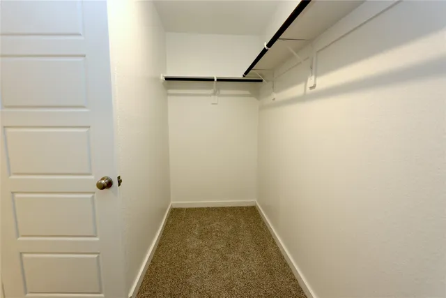 a view of a walk in closet