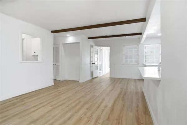 wooden floor in an empty room