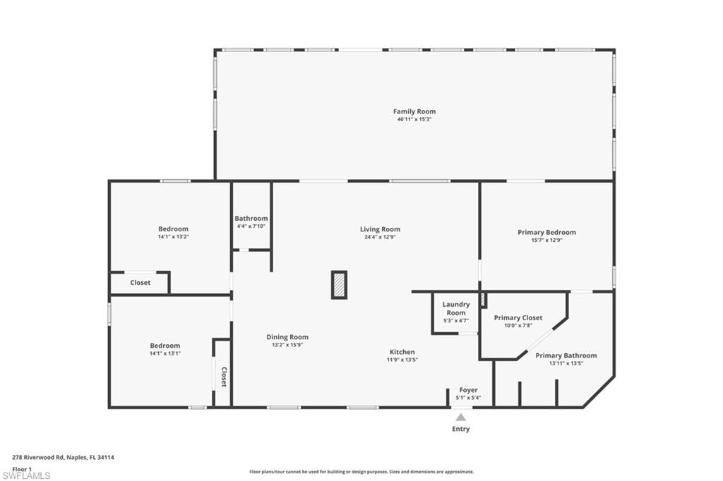 278 Riverwood Road Naples, FL 34114 - Photo 43 of 43 Floor plan