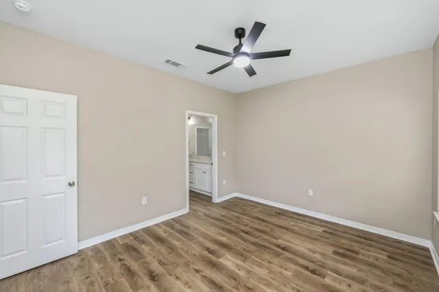 wooden floor in an empty room