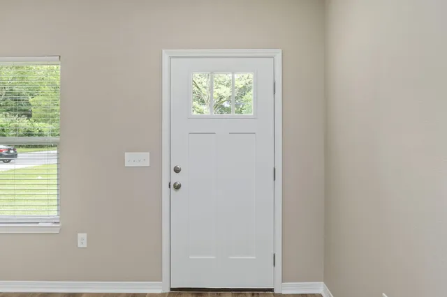 a view of an entryway