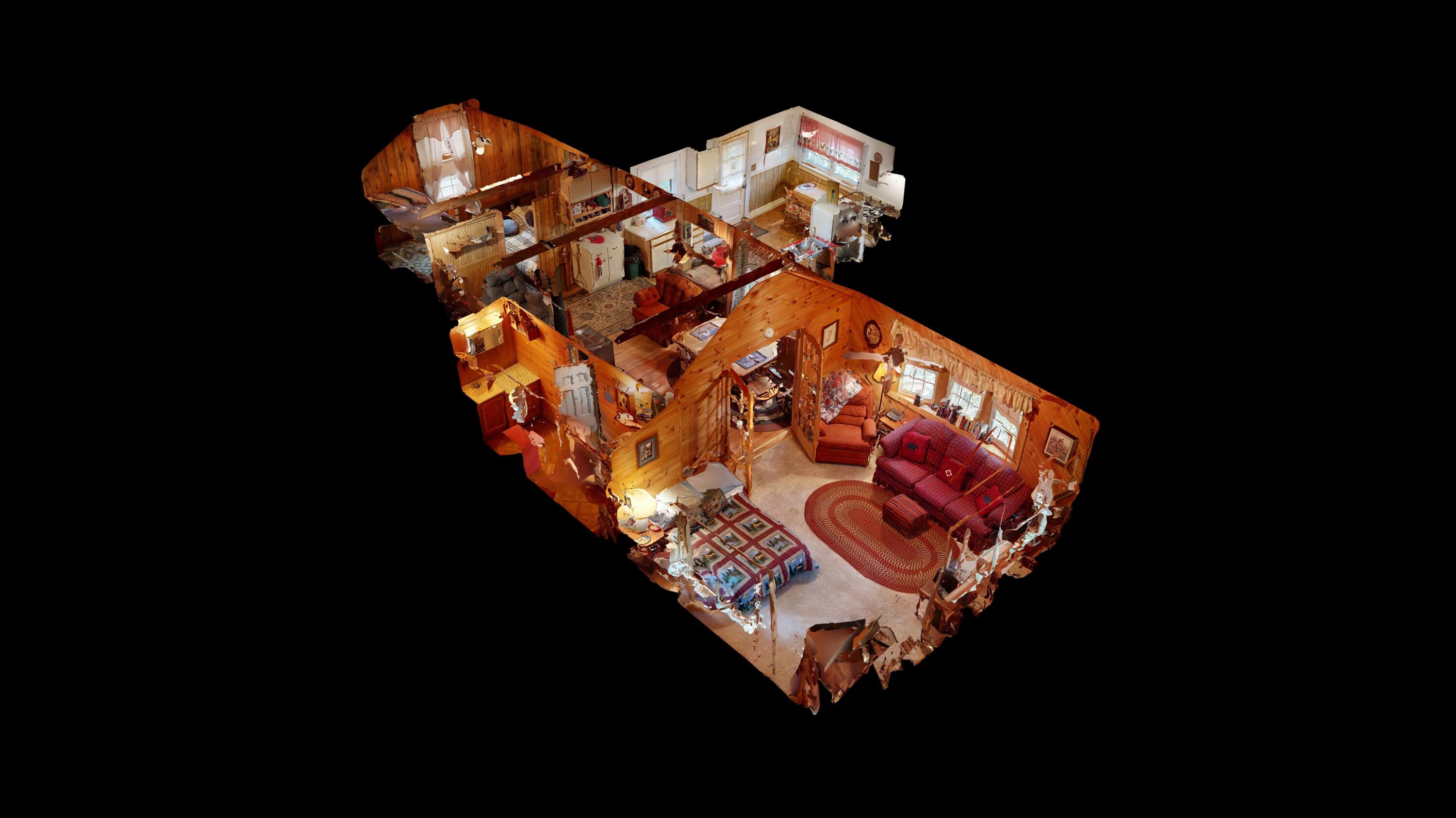 166 Bemis Road Oquossoc, ME 04964 - Photo 27 of 37 166-Bemis-Road-Dollhouse-View