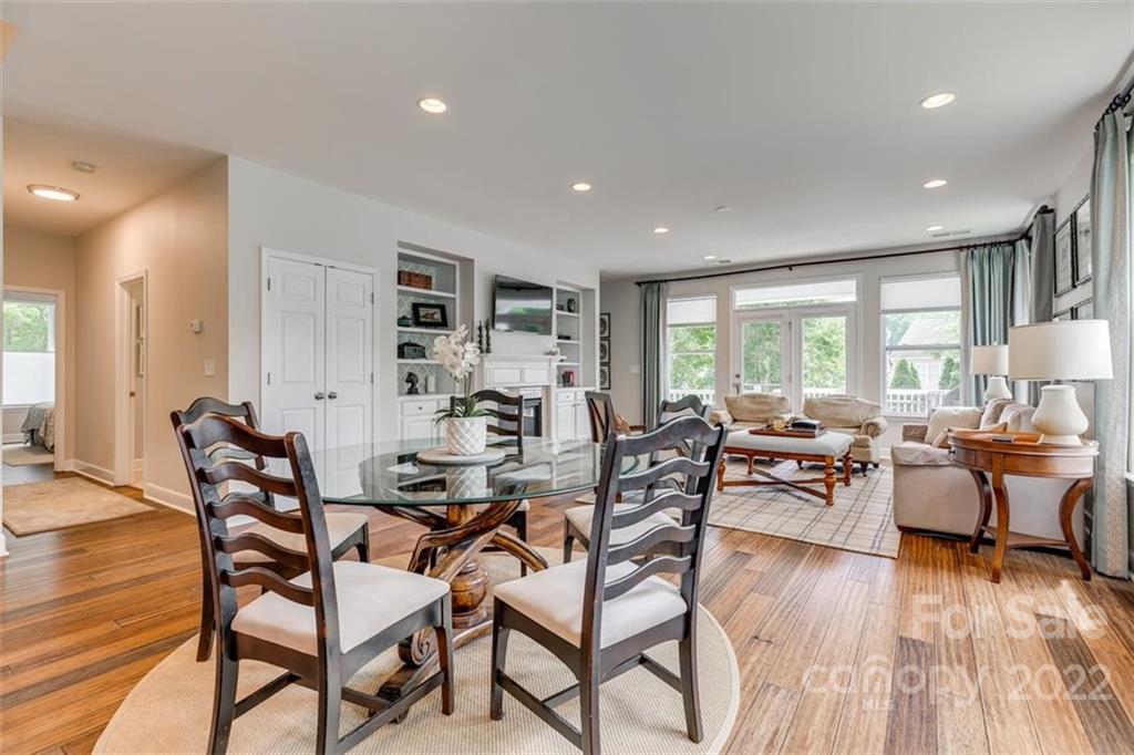 1007 Kaiser Way Fort Mill, SC 29715 - Photo 15 of 48 a view of a dining room with furniture and wooden floor