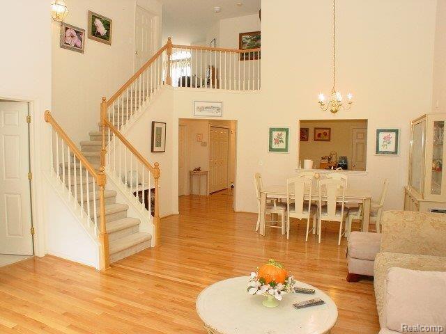 680 Cherry Grove Road, Unit 120 Canton, MI 48188 - Photo 9 of 17 Staircase to 2nd Floor