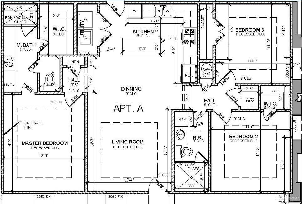616 Mountain Road, Unit D Mission, TX 78573 - Photo 11 of 12 View of room layout