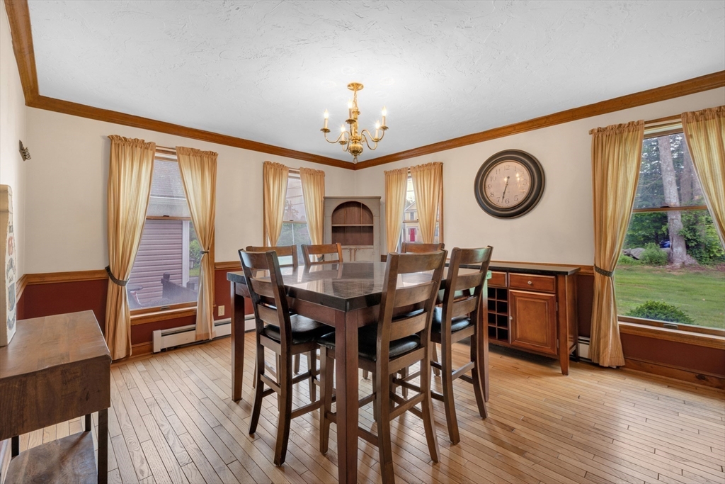 157 Podunk Road Sturbridge, MA 01566 - Photo 17 of 42 a view of a dining room with furniture window and wooden floor