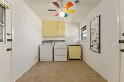 a view of utility room with washer and dryer