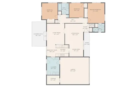 a picture of a floor plan
