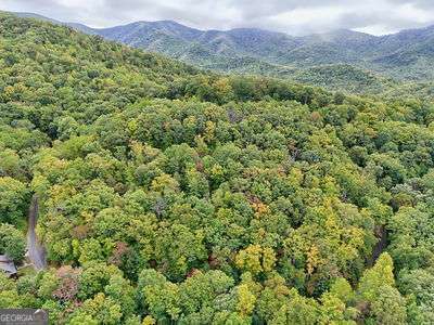 Lot 28 Skyview Drive Hayesville, NC 28904 - Photo 8 of 14 a view of a lush green forest with a building in the background
