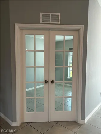 a view of front door of a house