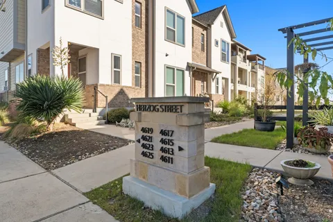 a view of a city with tall buildings