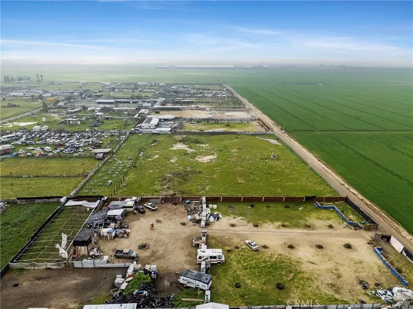 an aerial view of a football ground
