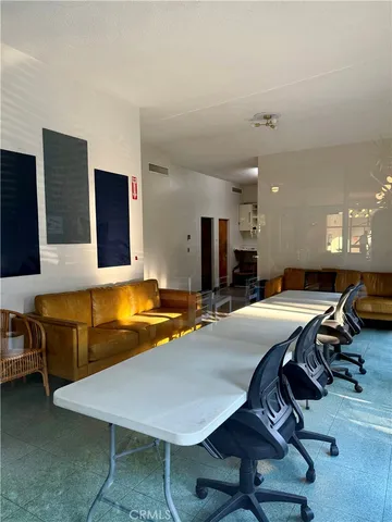 a view of a city and a building in the background