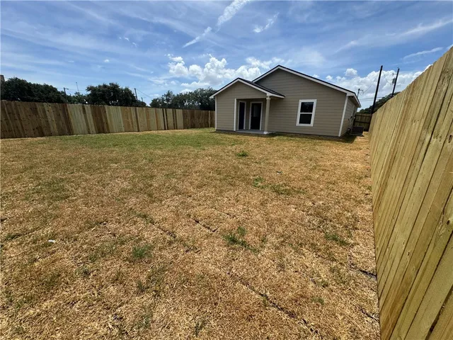 a view of an outdoor space and a yard
