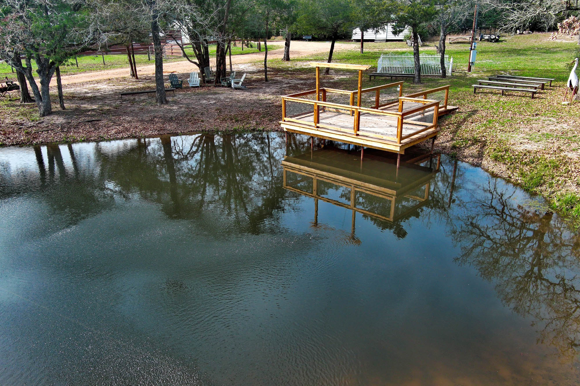 418 Vyvjala Road Smithville, TX 78957 - Photo 39 of 40 Dock with a water view