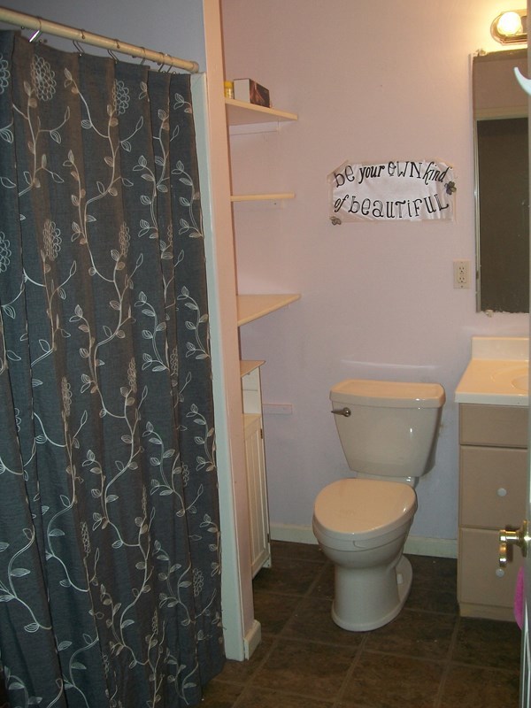 168 Liberty Ridge Drive Gray, GA 31032 - Photo 9 of 22 a white toilet sitting next to a shower curtain