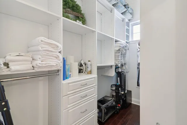 a view of storage and utility room