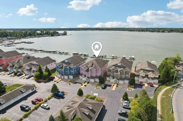 a view of city and lake