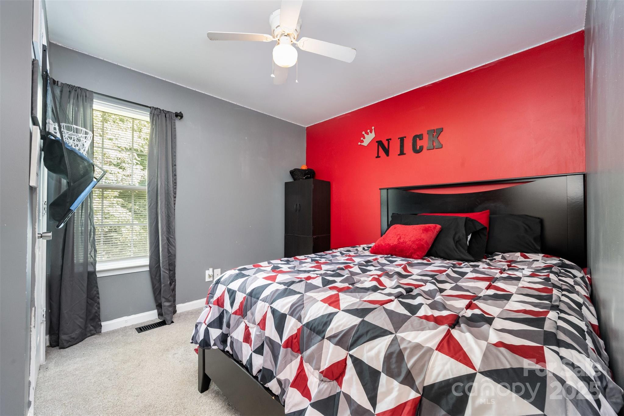 704 Willow Road Salisbury, NC 28147 - Photo 10 of 18 a bedroom with a bed and a closet