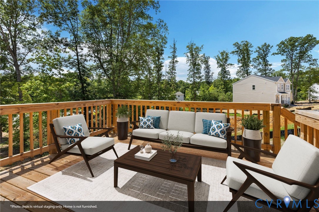 137 Bellevue Terrace Aylett, VA 23009 - Photo 6 of 24 a view of chairs and tables in the roof